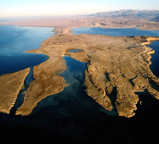 areal view for ras mohamed peninsula - Sharm Blue Excursions