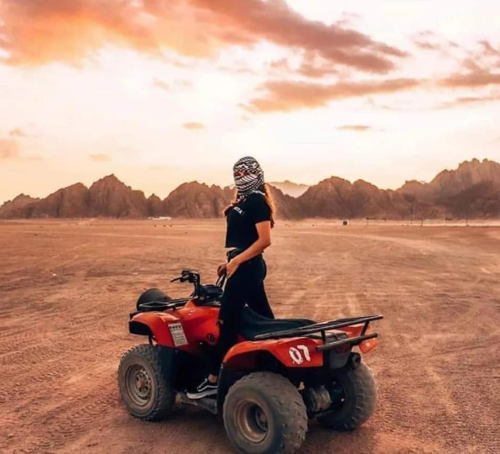 Quad biking in Sharm El Sheikh Desert