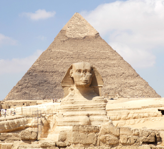 cairo pyramid of khefren and the sphinx1